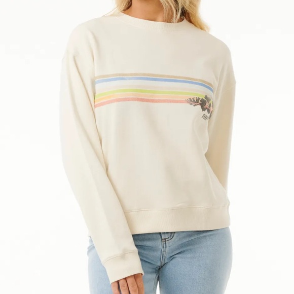 Rip Curl Tops - Rip Curl Hoffman Relaxed Crew Sweatshirt